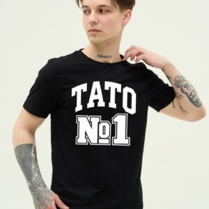 Футболка з принтом "Тато №1"
